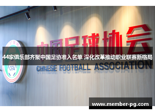 44家俱乐部齐聚中国足协准入名单 深化改革推动职业联赛新格局