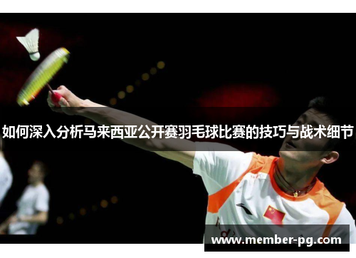 如何深入分析马来西亚公开赛羽毛球比赛的技巧与战术细节